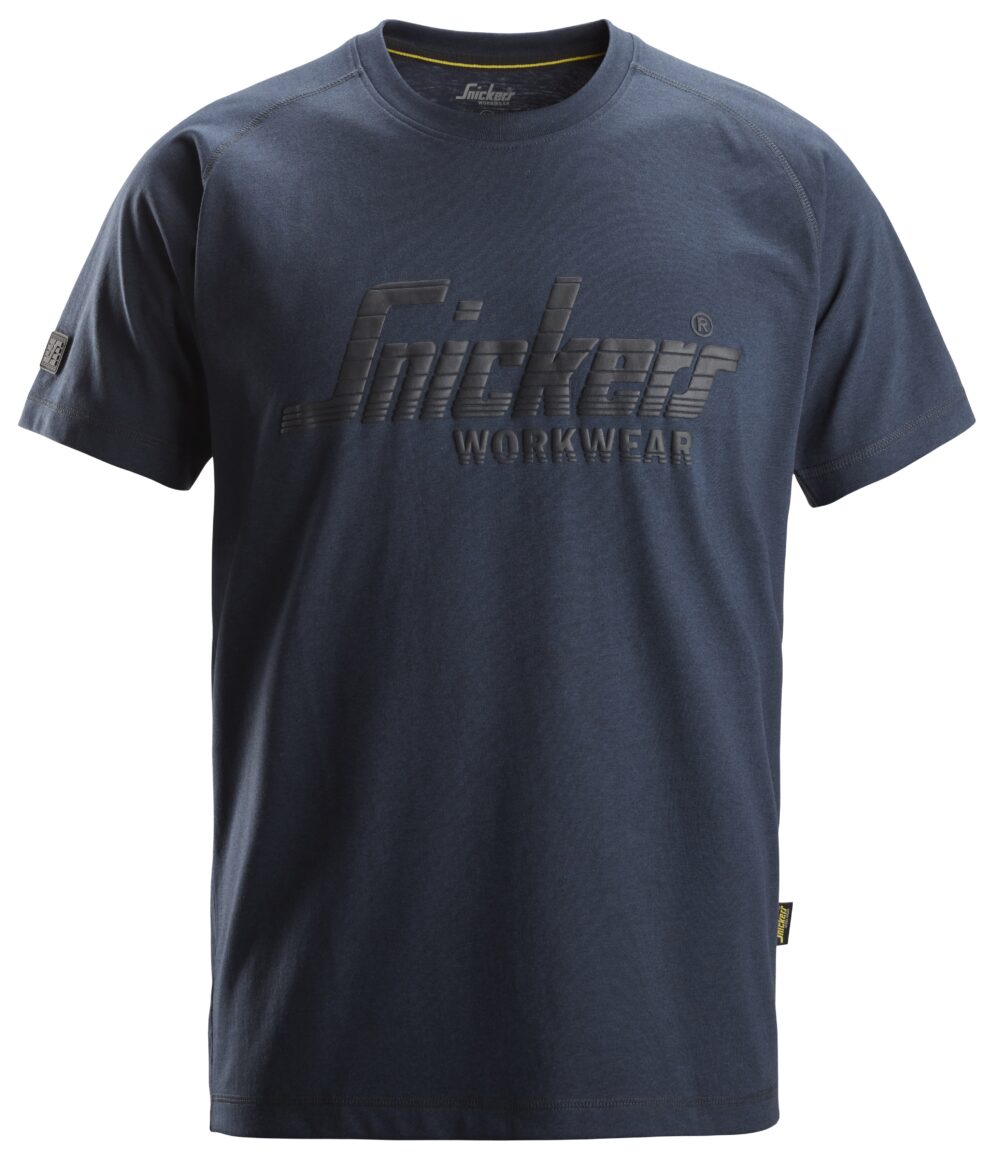 T-shirt Logo — Ciemnogranatowy Melanż