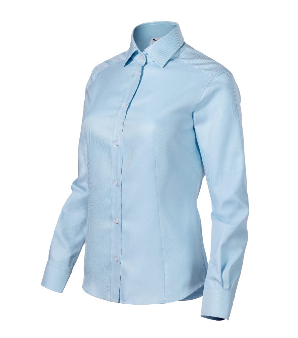 Koszula damska MALFINI Premium Journey — Slant blue/white