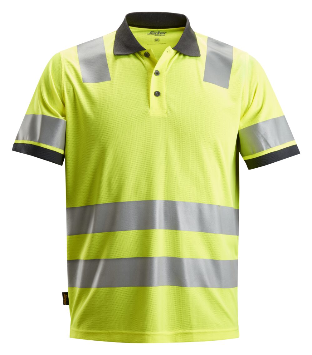 High-Vis, Polo odblaskowe, EN 20471/2 — Żółty Odblaskowy