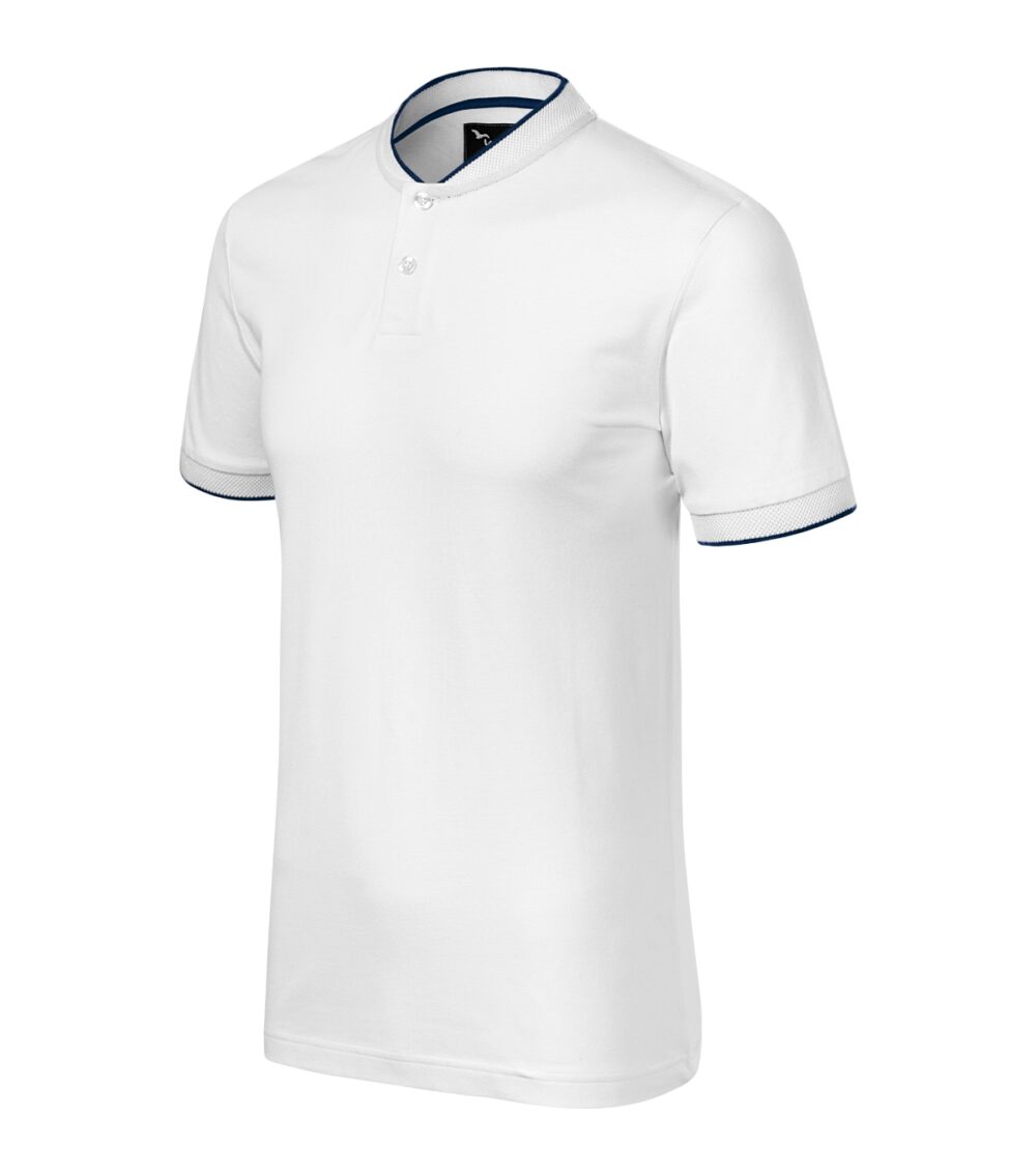 Koszulka polo męska MALFINI Premium Diamond — Biały