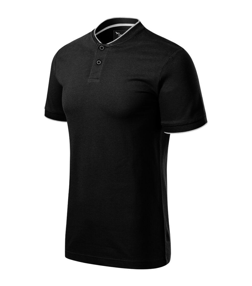 Koszulka polo męska MALFINI Premium Diamond — Czarny