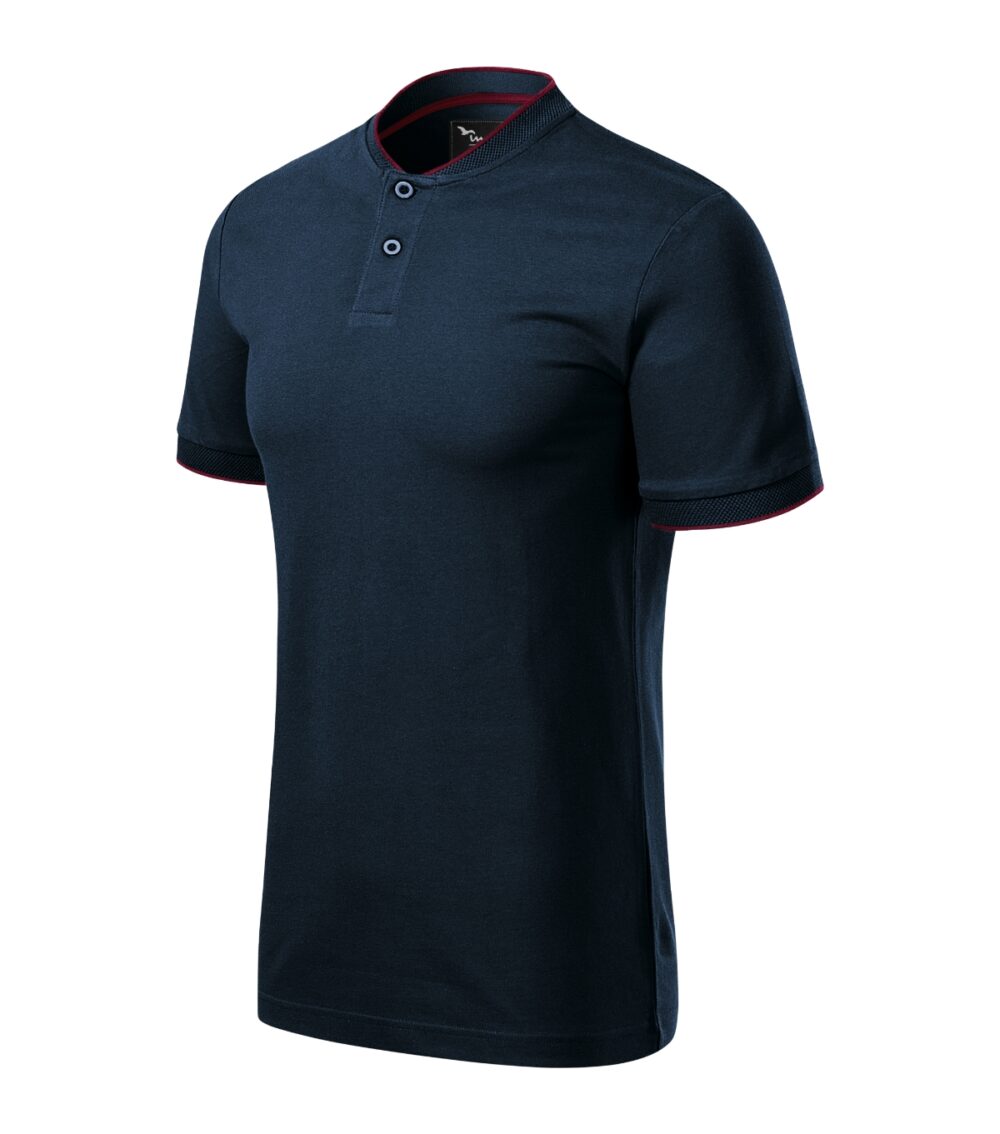 Koszulka polo męska MALFINI Premium Diamond — Granatowy