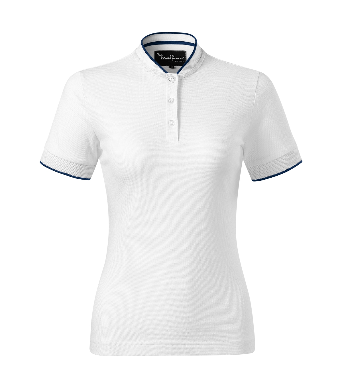 Koszulka polo damska MALFINI Premium Diamond — Biały - obrazek 2