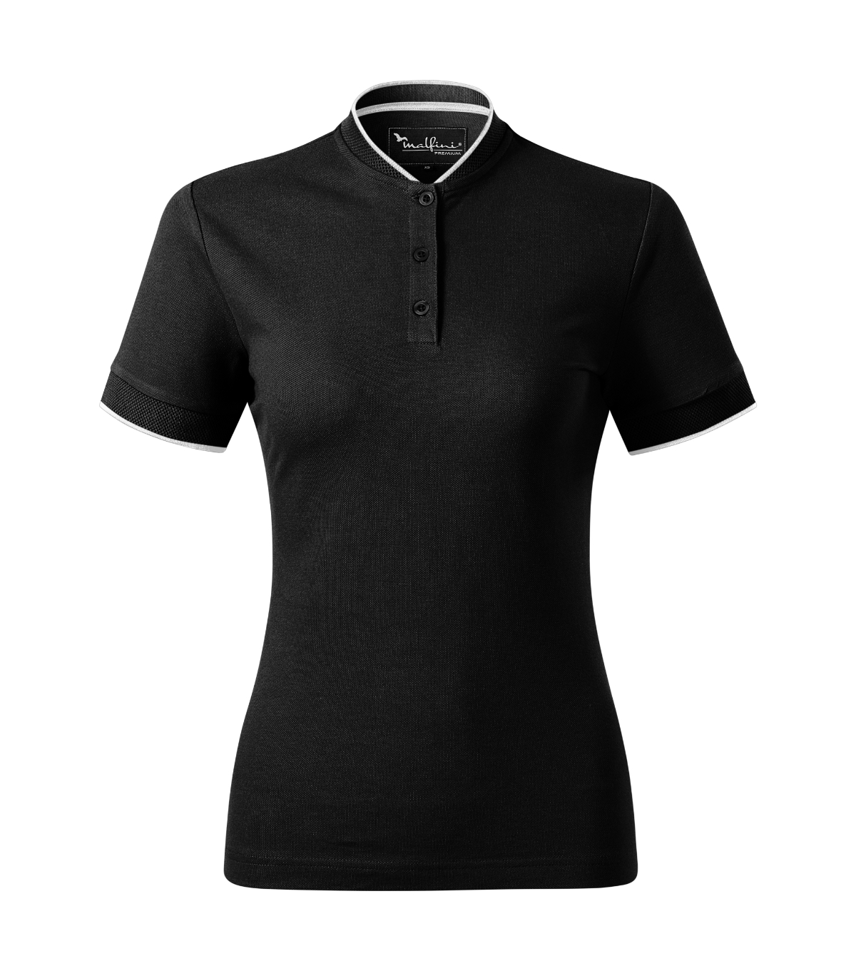 Koszulka polo damska MALFINI Premium Diamond — Czarny - obrazek 2