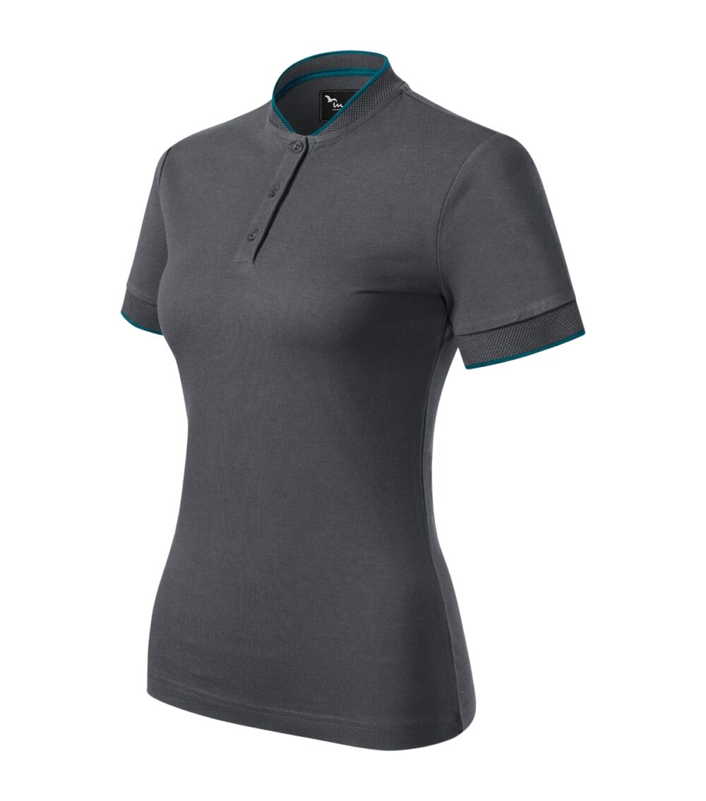 Koszulka polo damska MALFINI Premium Diamond — Jasny antracyt