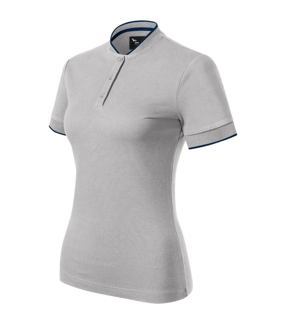 Koszulka polo damska MALFINI Premium Diamond — Silver gray