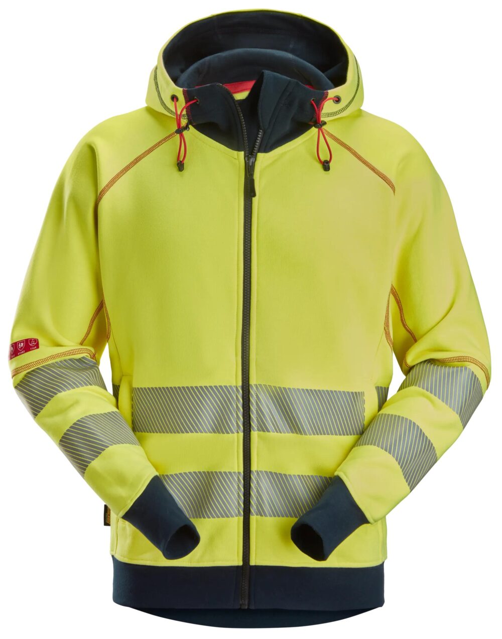ProtecWork, Bluza odblaskowa Arc Full Zip z kapturem, EN 20471/2/3
