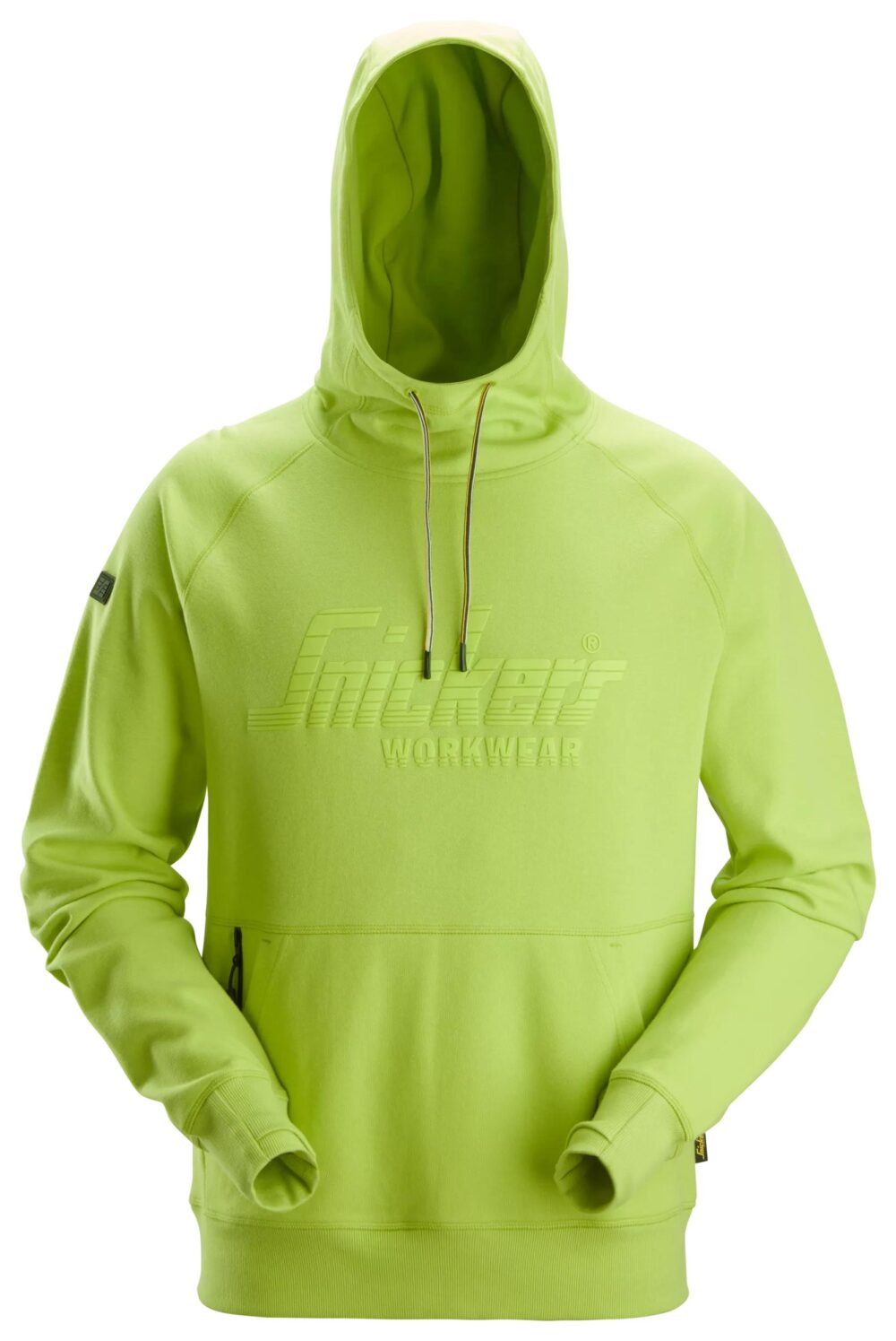 Bluza Logo z kapturem — Limonkowy