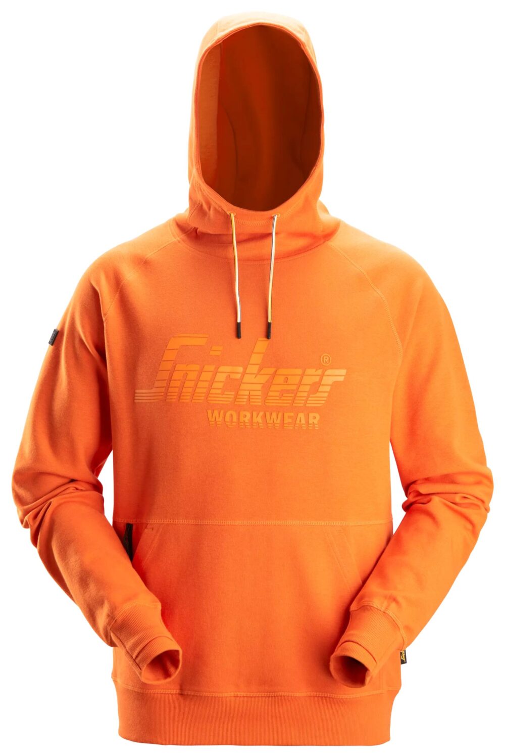 Bluza Logo z kapturem — Ciepły Pomarańczowy