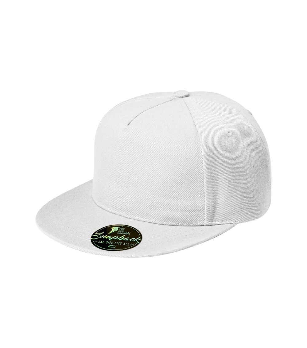 Czapka unisex MALFINI Rap 5P — Biały