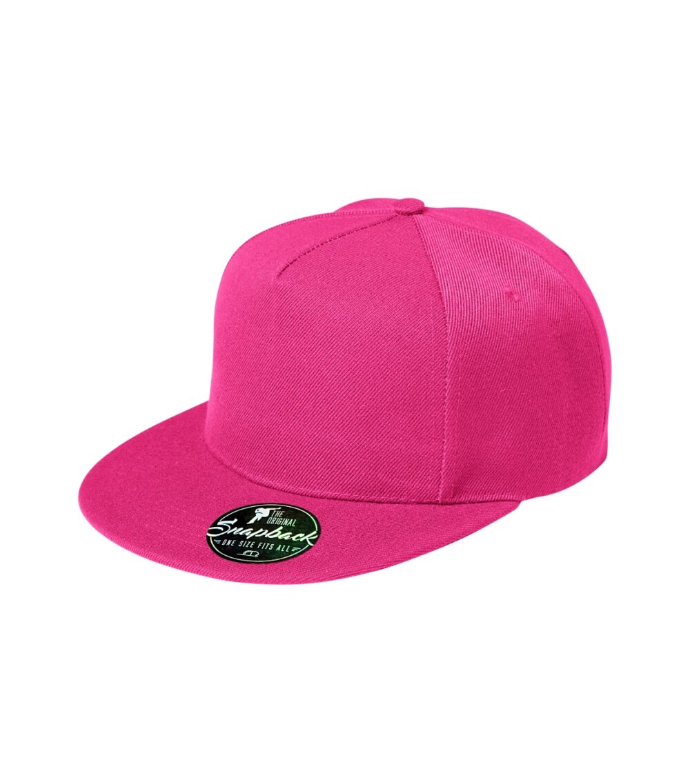 Czapka unisex MALFINI Rap 5P — Czerwień purpurowa