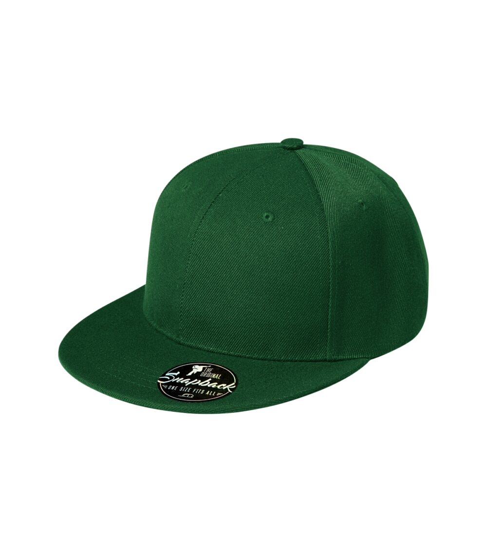 Czapka unisex MALFINI Rap 6P — Zieleń butelkowa