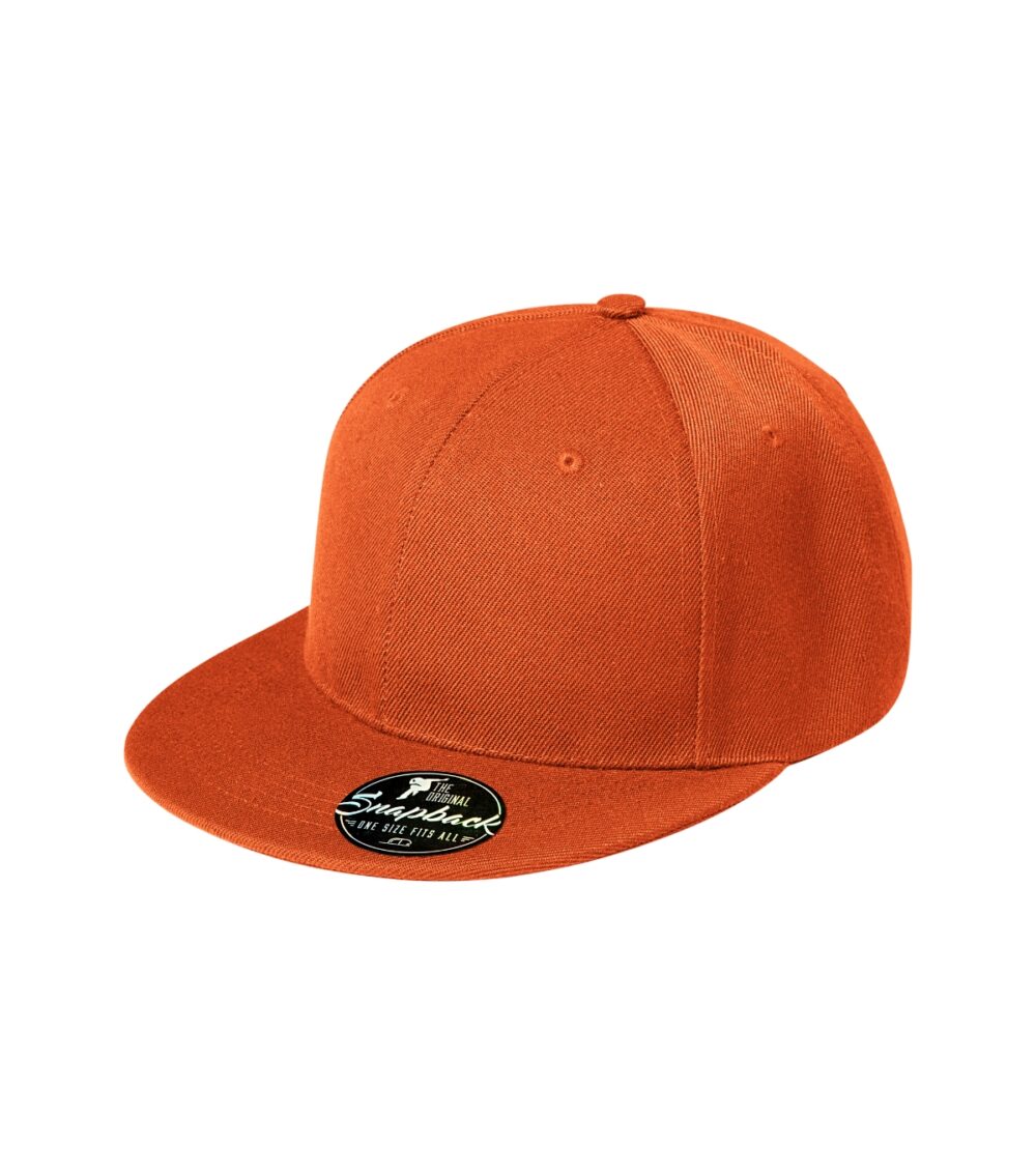 Czapka unisex MALFINI Rap 6P — Pomarańczowy