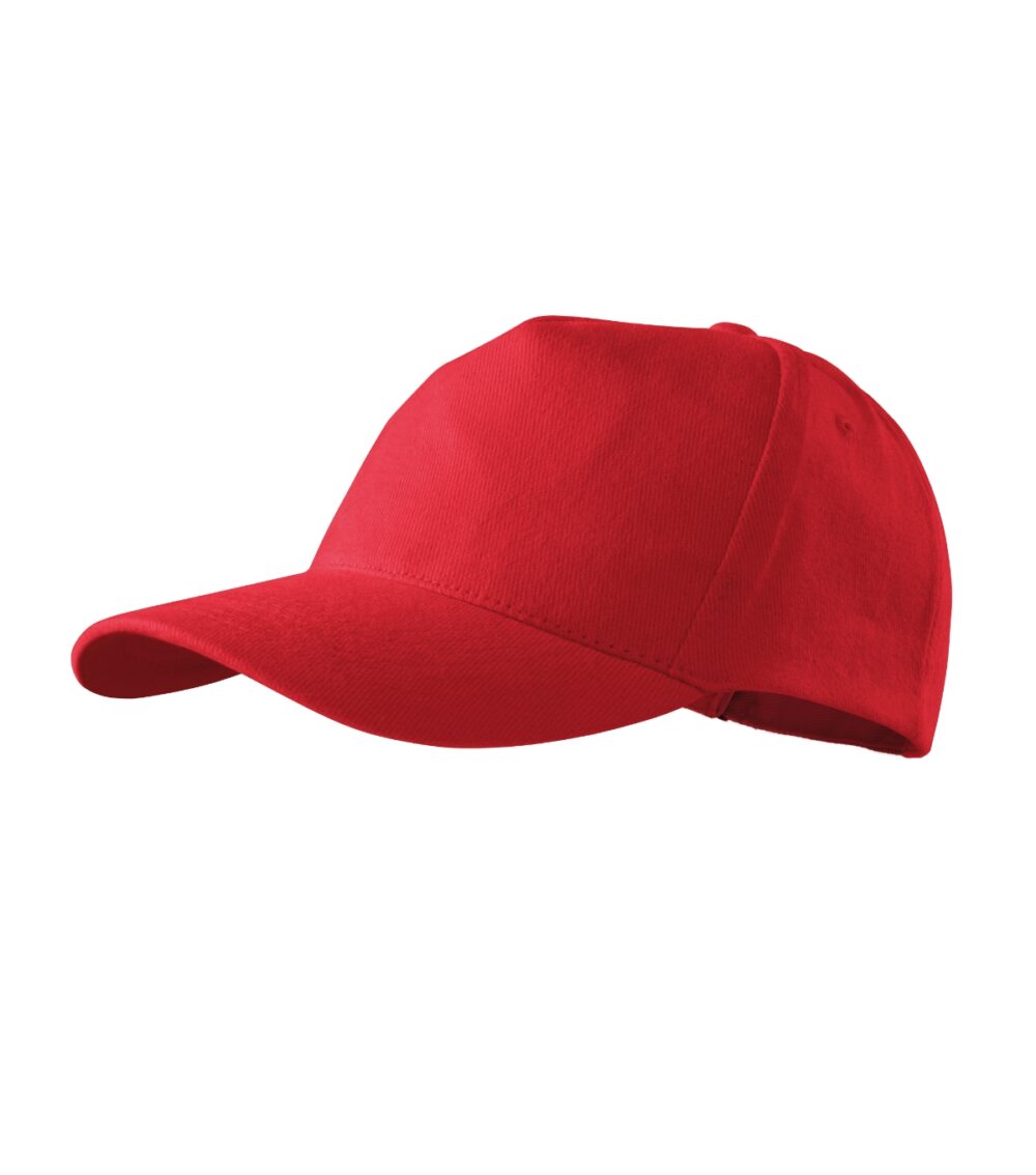 Czapka unisex MALFINI 5P — Czerwony
