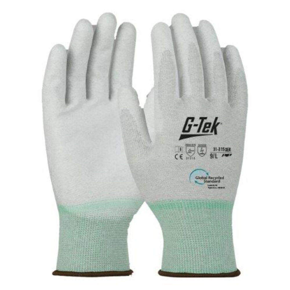 Rękawice G-TEK 3RX Z RECYKLINGU/PU 31-3150ER-EN