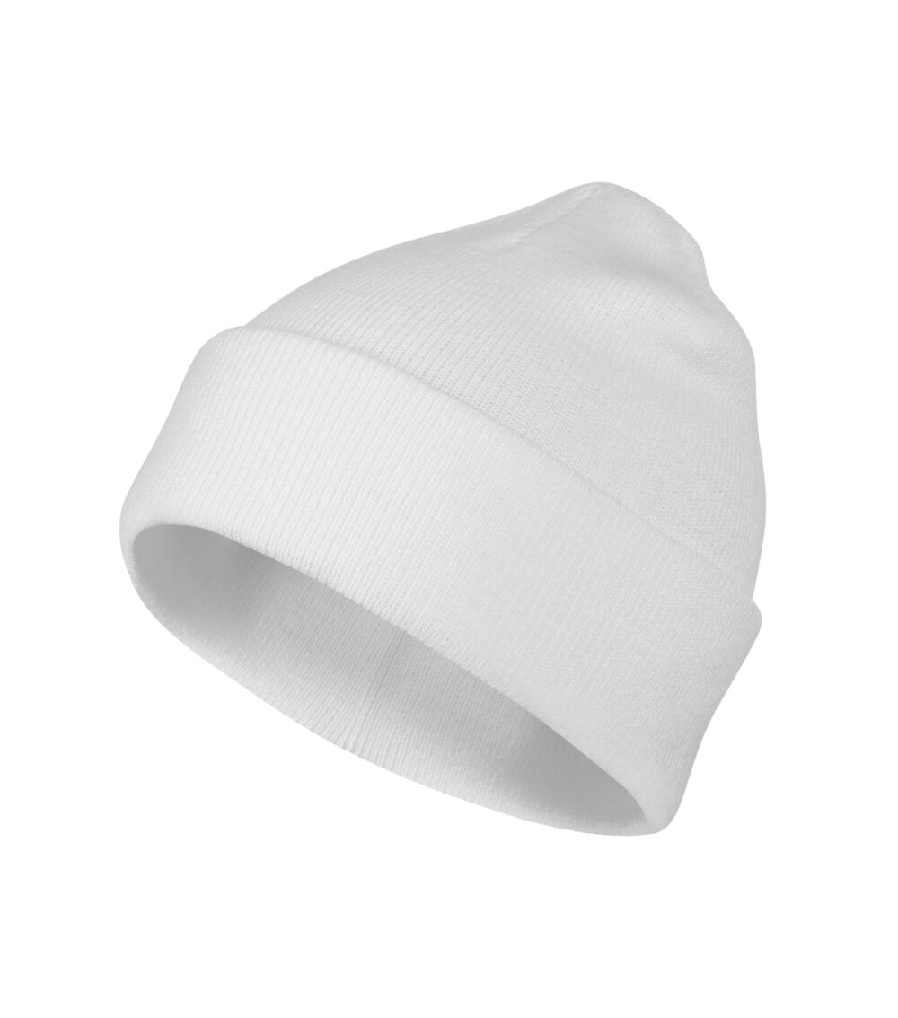 Czapka unisex MALFINI Beanie — Biały