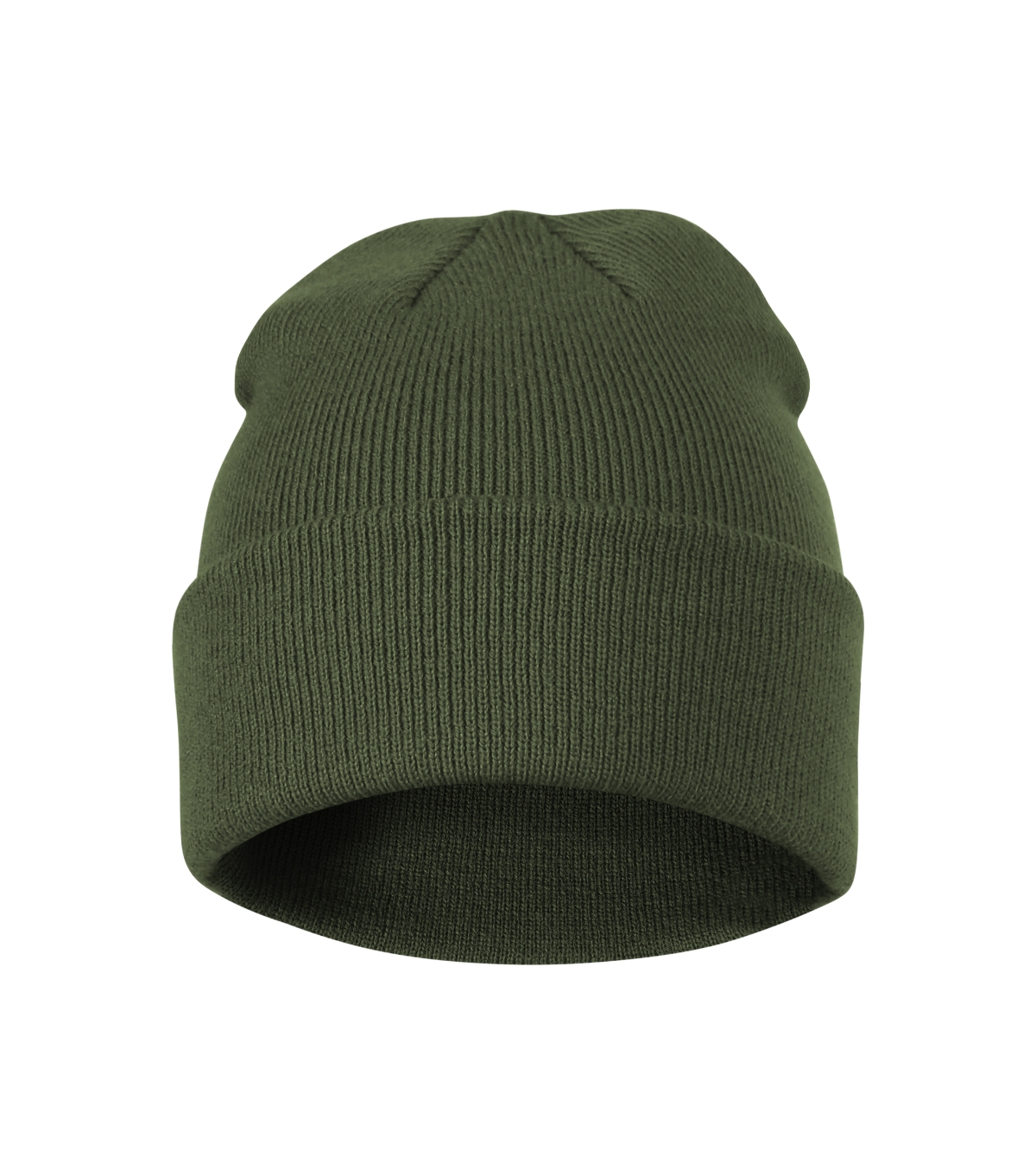 Czapka unisex MALFINI Beanie — Khaki - obrazek 2