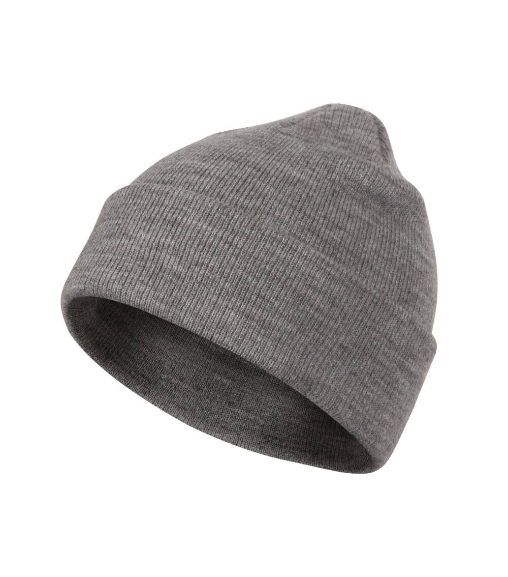 Czapka unisex MALFINI Beanie — Ciemnoszary melanż