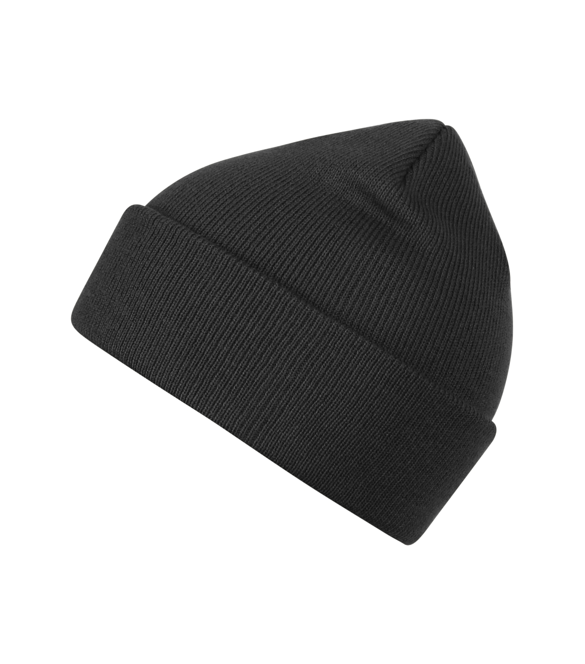 Czapka unisex MALFINI Beanie — Ebony gray - obrazek 6