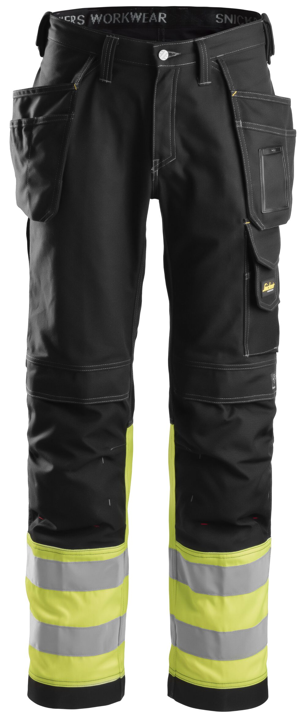 High-Vis, Spodnie odblaskowe Cotton z workami kieszeniowymi, EN 20471/1