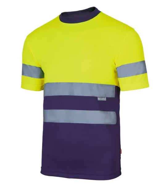 T-shirt ostrzegawczy STARVIS 305506 żółto granatowa