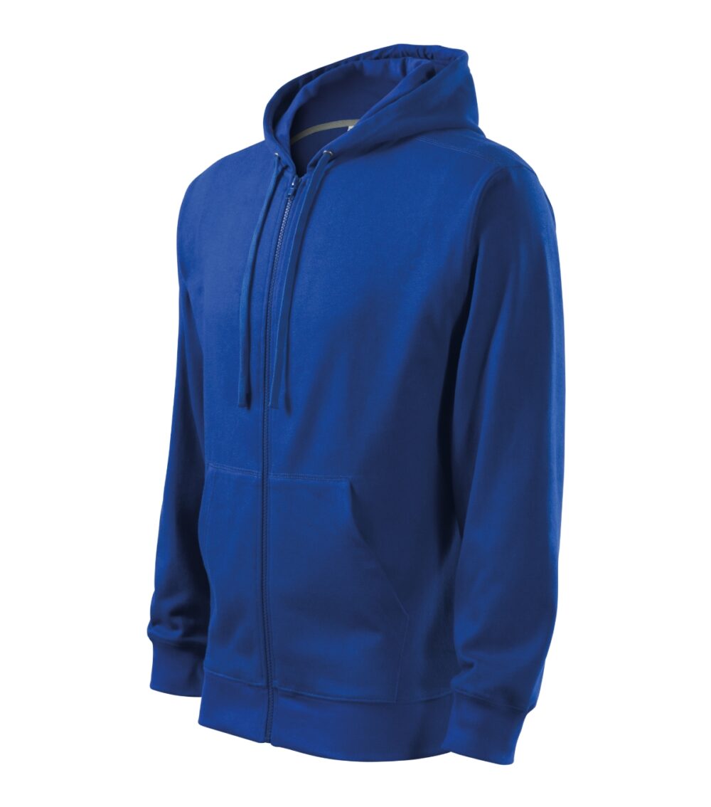 Bluza męska MALFINI Trendy Zipper — Chabrowy