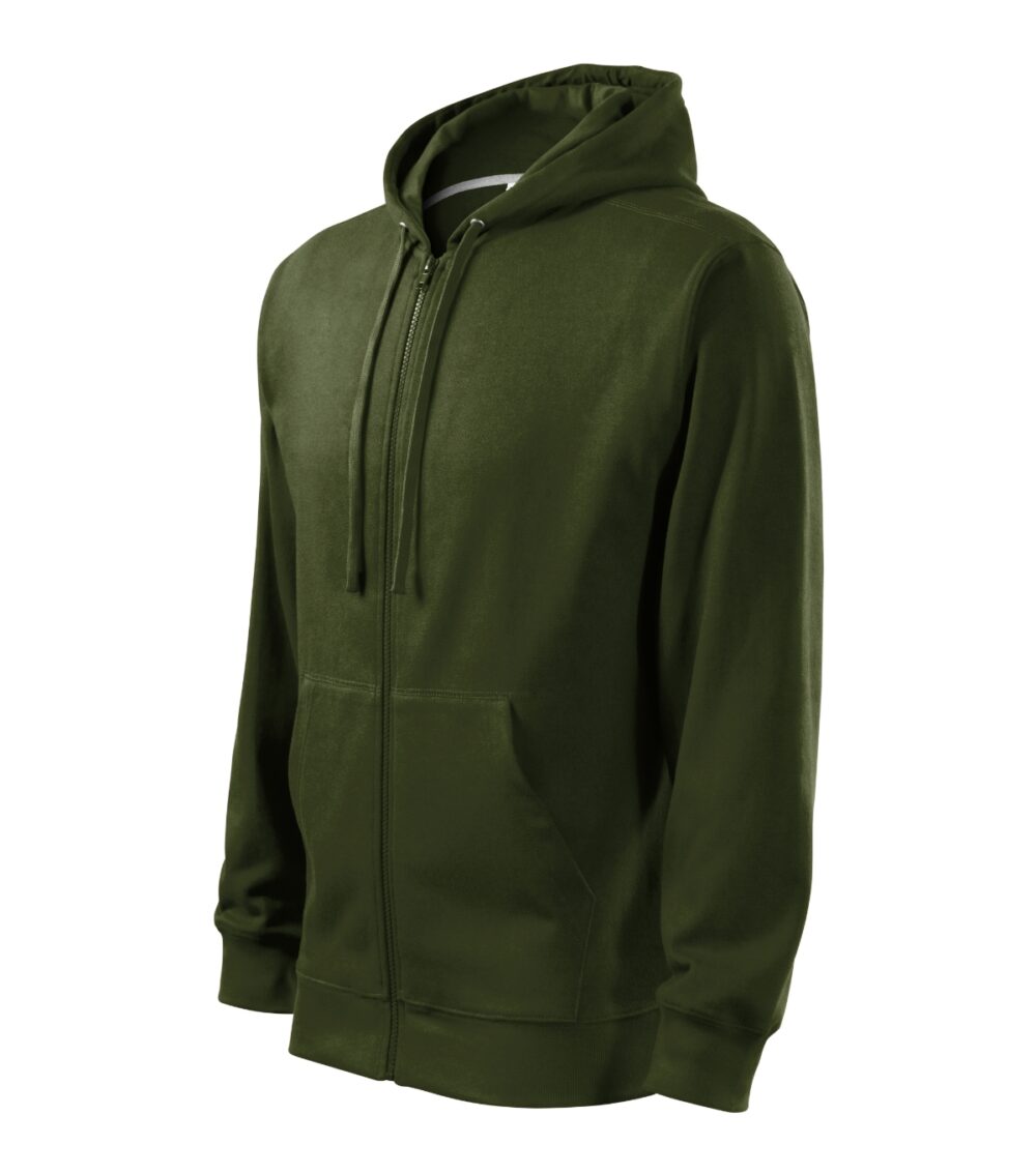 Bluza męska MALFINI Trendy Zipper — Military