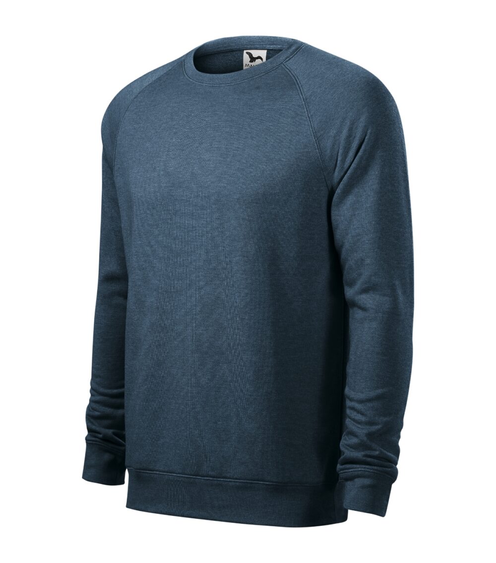 Bluza męska MALFINI Merger — Ciemny denim melanż