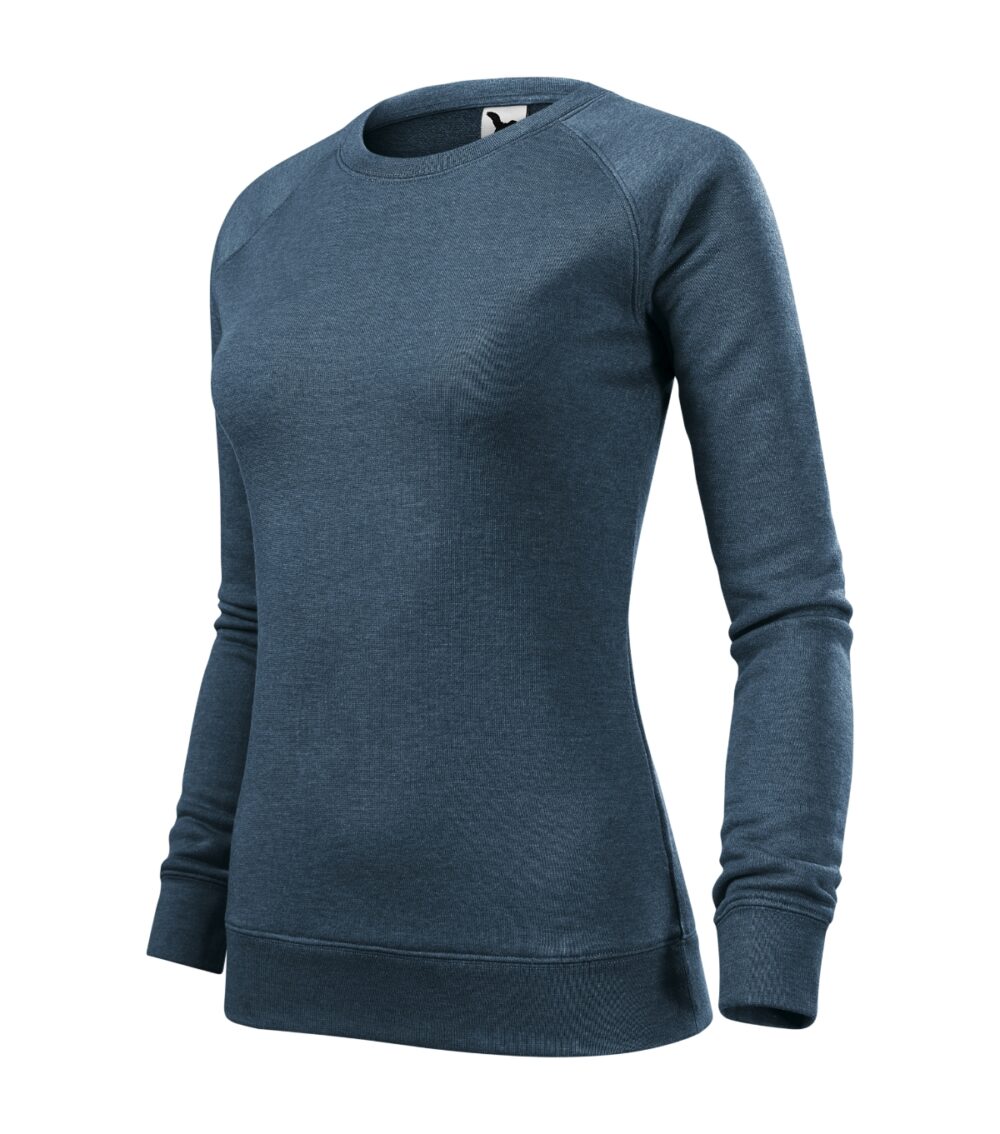 Bluza damska MALFINI Merger — Ciemny denim melanż