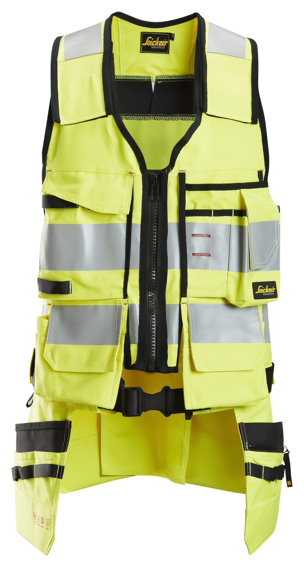 ProtecWork, Kamizelka odblaskowa, EN 20471/1 — Żółty Odblaskowy