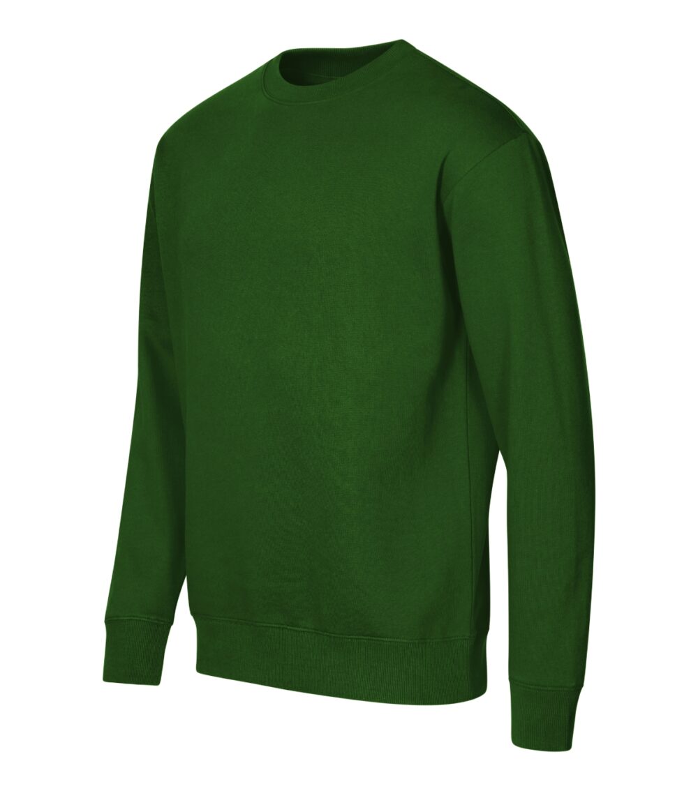 Bluza unisex MALFINI Crew — Zieleń butelkowa