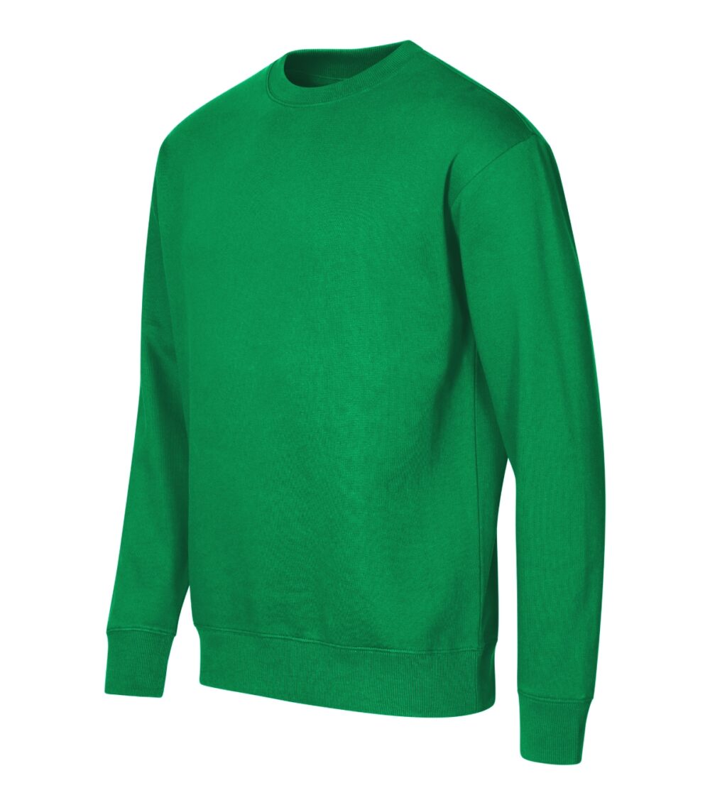 Bluza unisex MALFINI Crew — Zieleń trawy