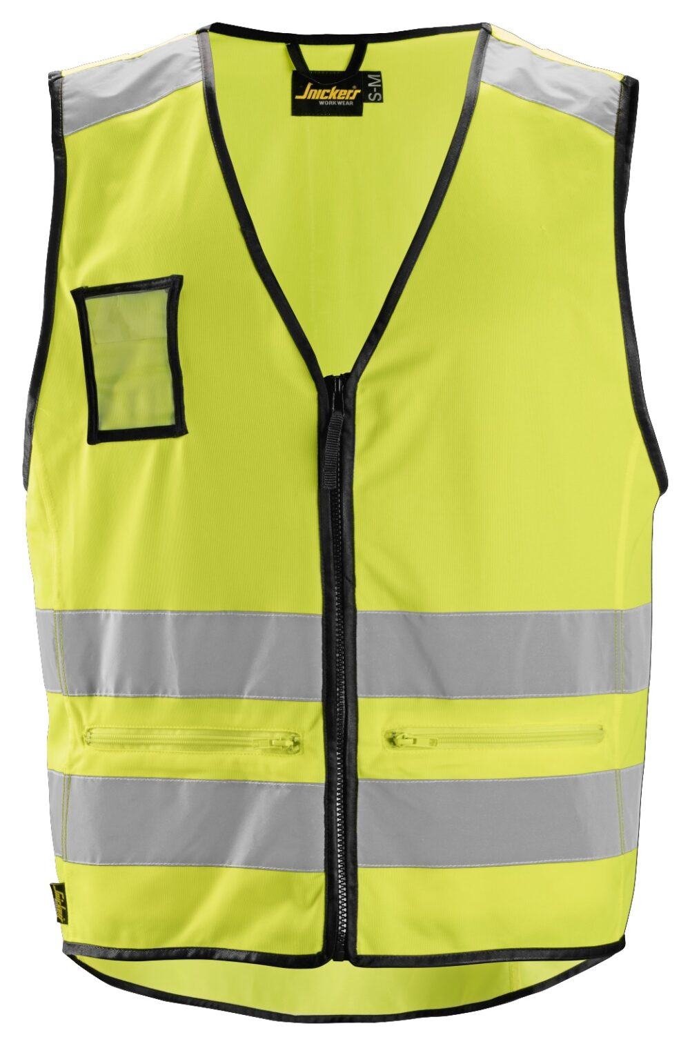 High-Vis, Kamizelka odblaskowa - na suwak, EN 20471/2 — Żółty Odblaskowy
