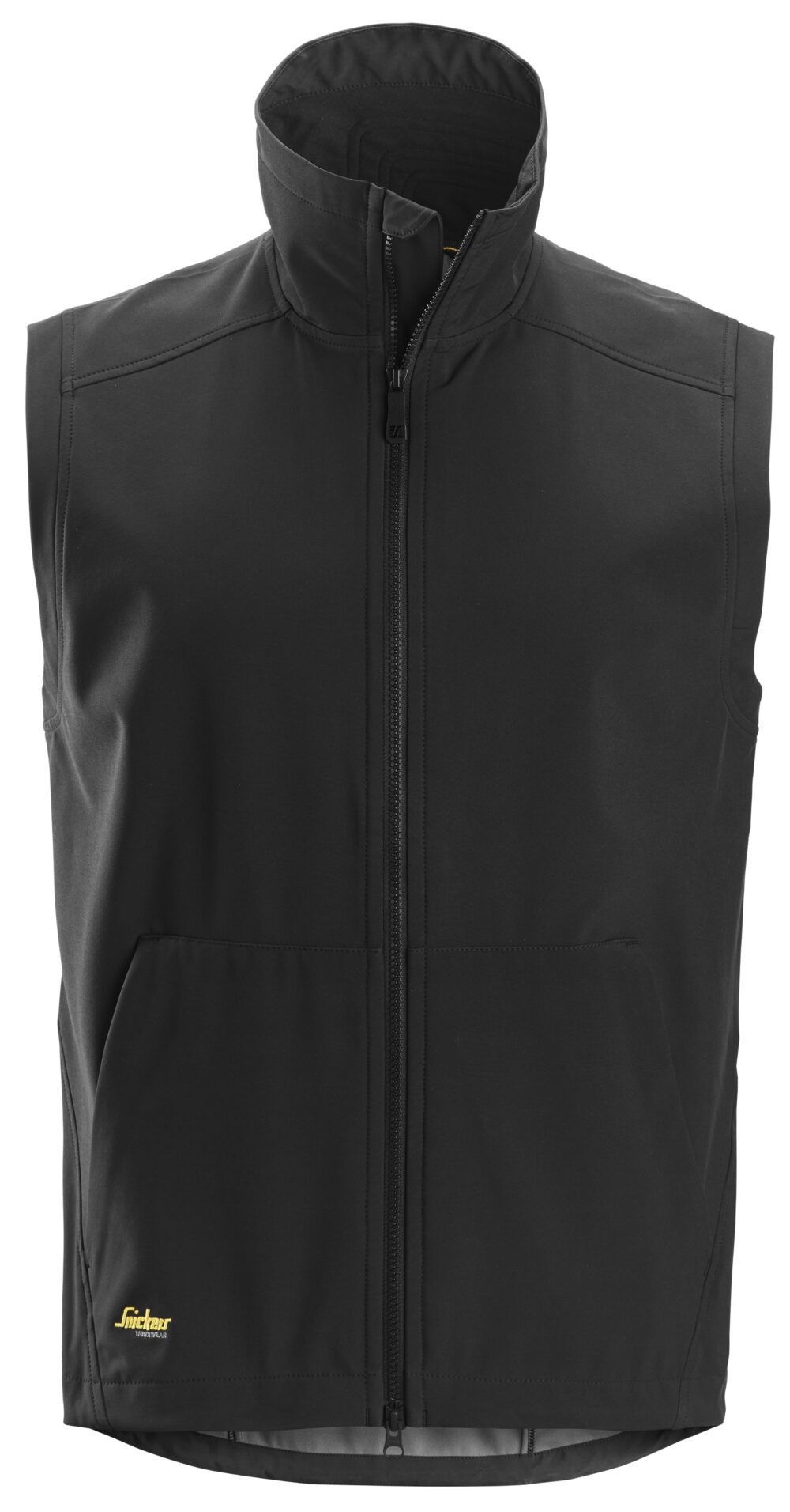 AllroundWork, Bezrękawnik wiatroszczelny softshell — Czarny