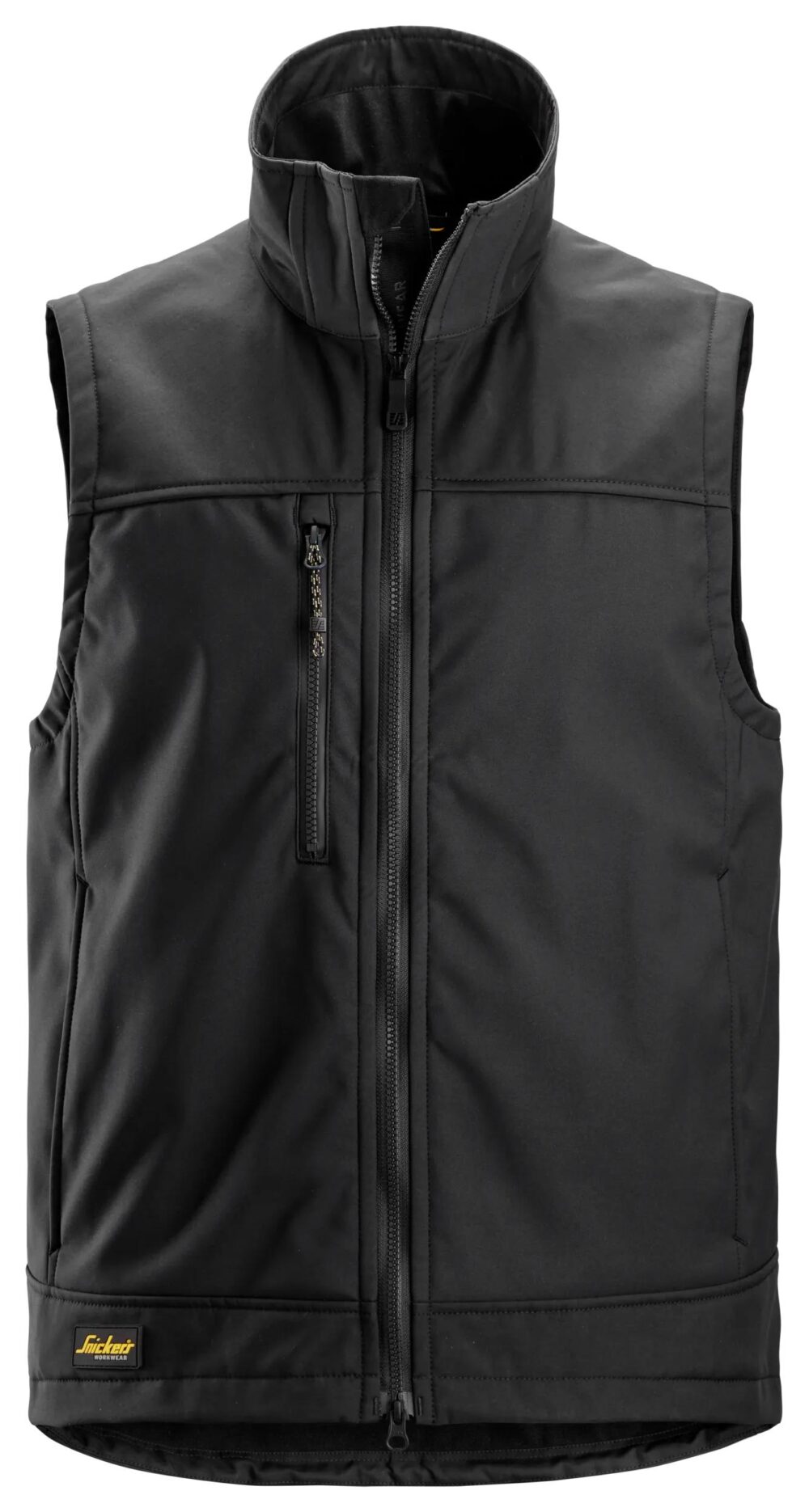 AllroundWork, Bezrękawnik softshell stretch — Czarny