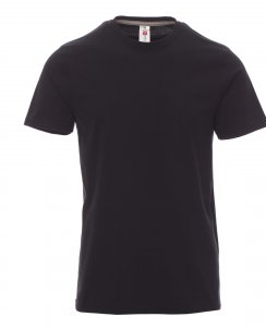 Koszulka T-shirt SUNRISE PAYPER 190 w kolorze czarnym
