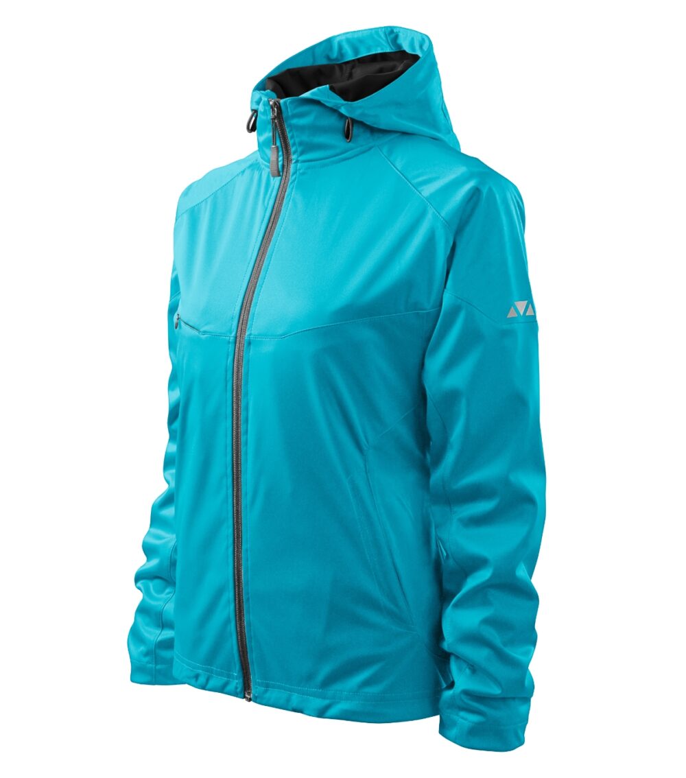Softshell kurtka damska MALFINI Cool — Turkus