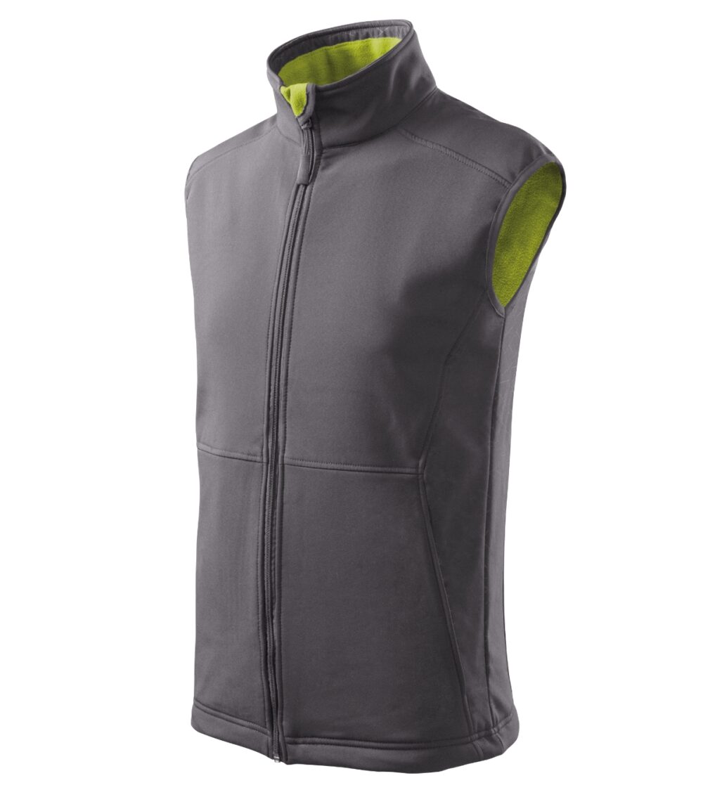 Softshell kamizelka męska MALFINI Vision — Stalowy