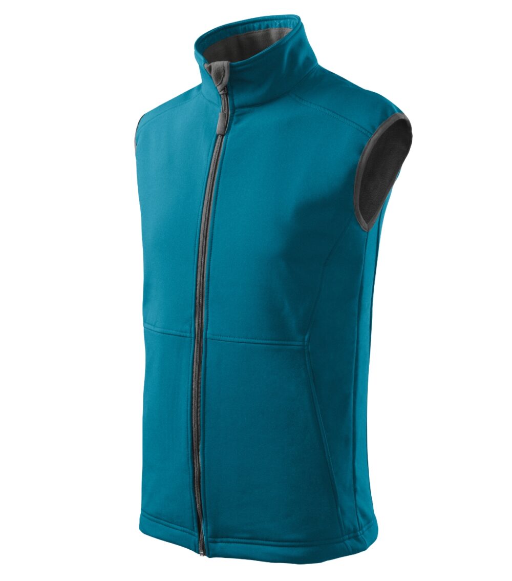 Softshell kamizelka męska MALFINI Vision — Ciemny turkus