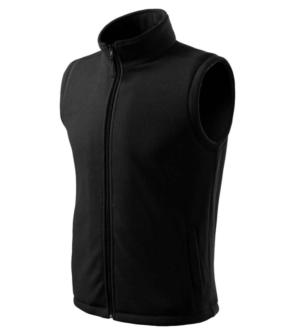Kamizelka polarowa unisex RIMECK Next — Czarny