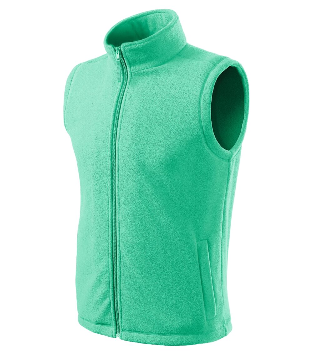 Kamizelka polarowa unisex RIMECK Next — Miętowy