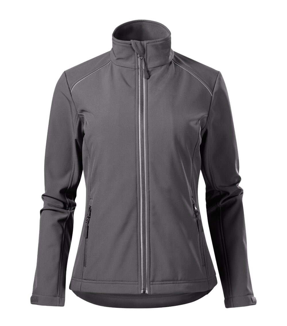 Softshell kurtka damska MALFINI Valley — Stalowy