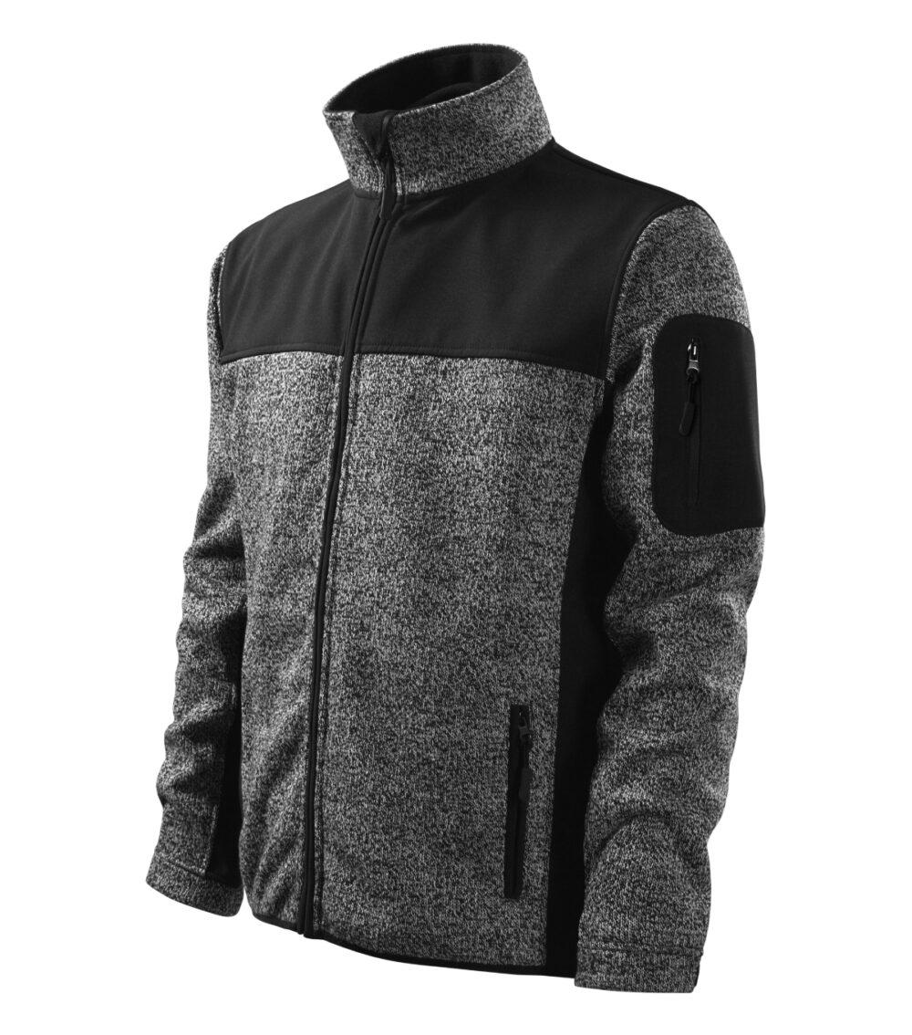 Softshell kurtka męska RIMECK Casual — Knit gray