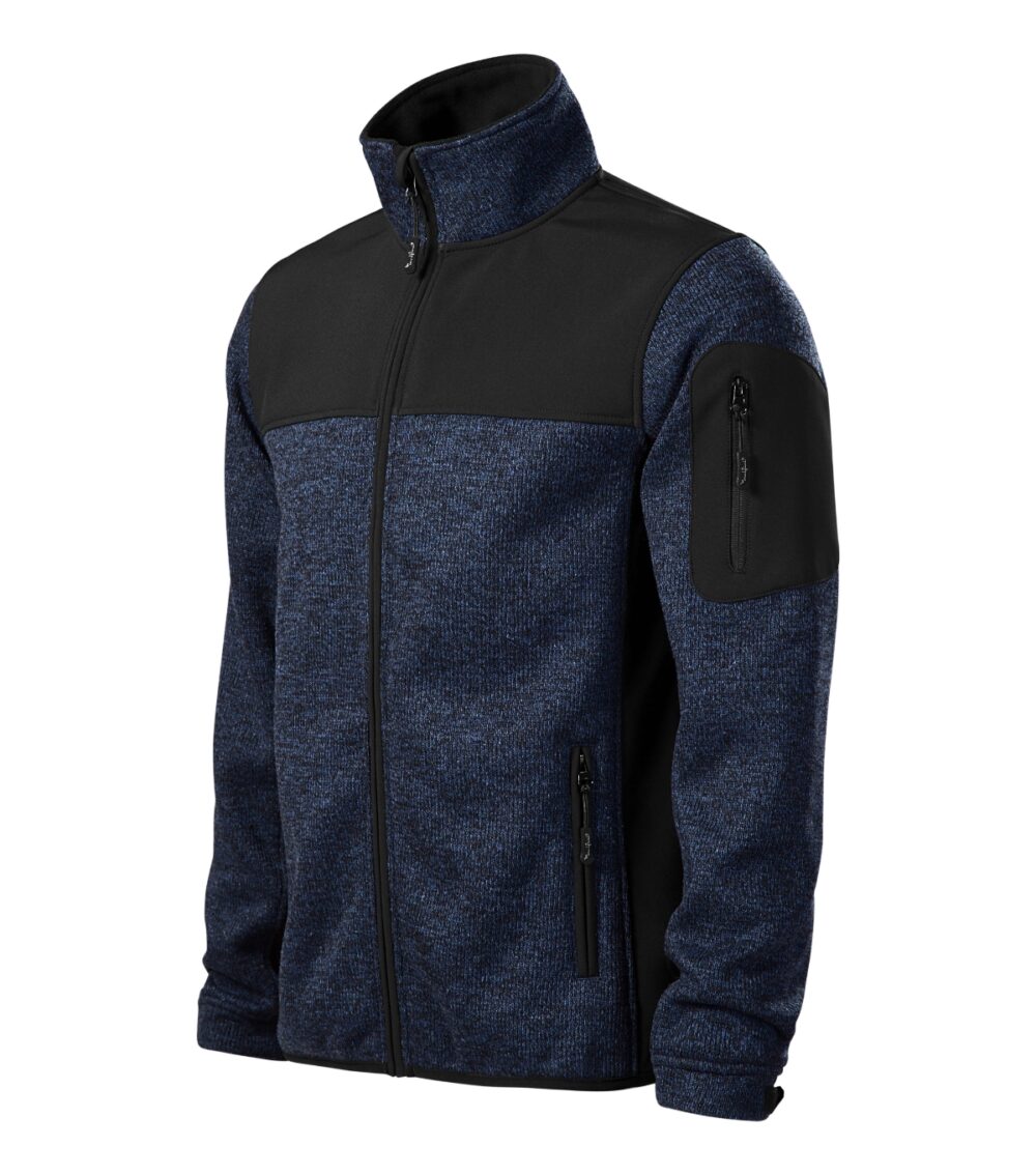 Softshell kurtka męska RIMECK Casual — Knit blue