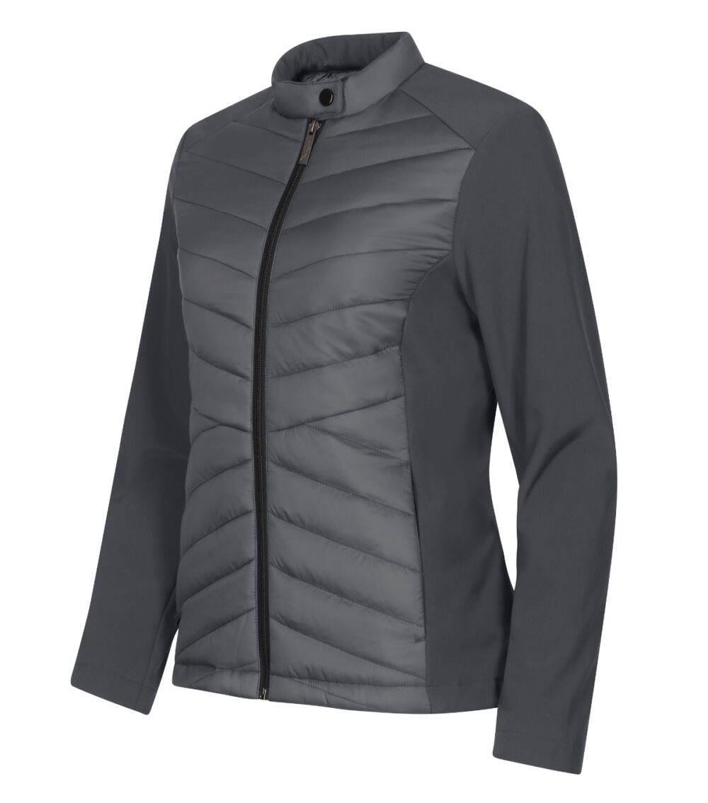 Kurtka hybrydowa damska MALFINI Premium Cross — Jasny antracyt
