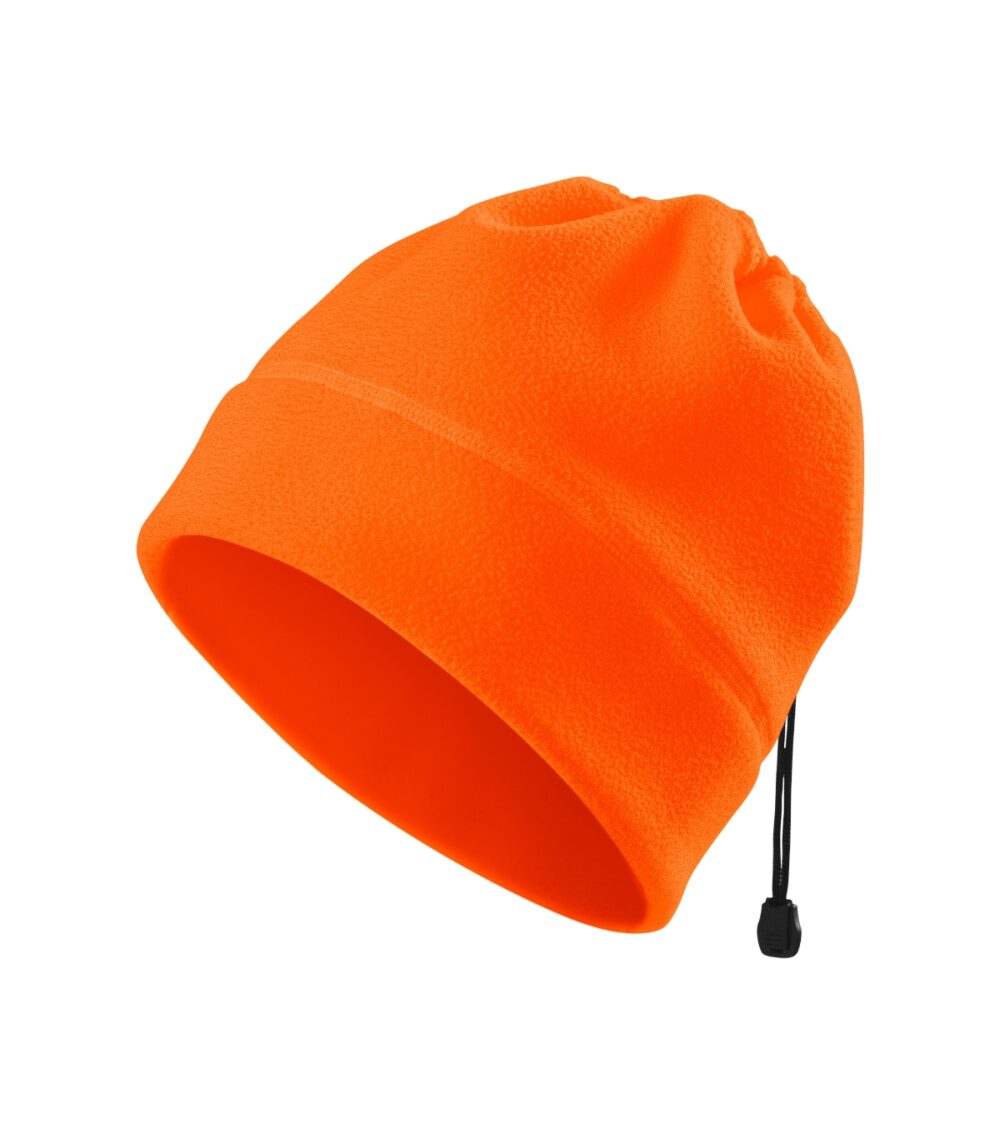 Czapka polarowa unisex RIMECK HV Practic — Fluorescencyjny pomarańczowy