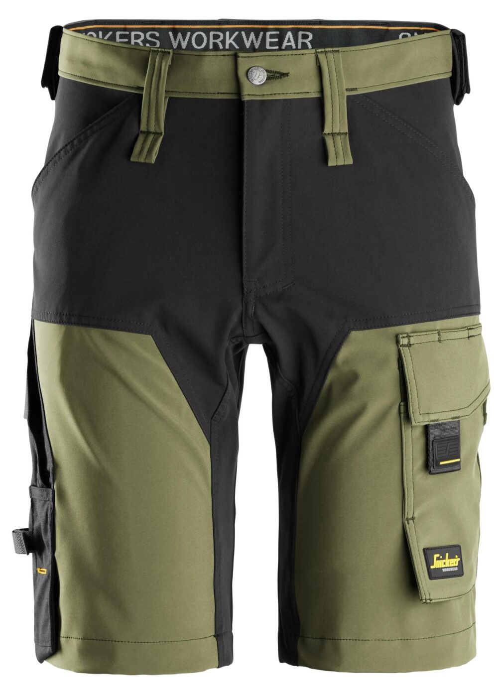 AllroundWork, Spodenki stretch — Khaki / Czarny