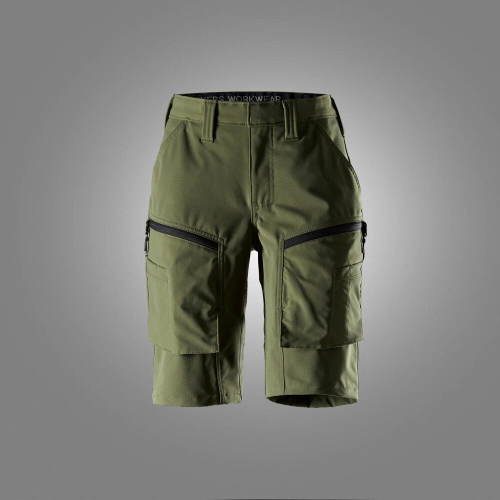 ServiceWork, Spodenki stretch – damskie — Khaki
