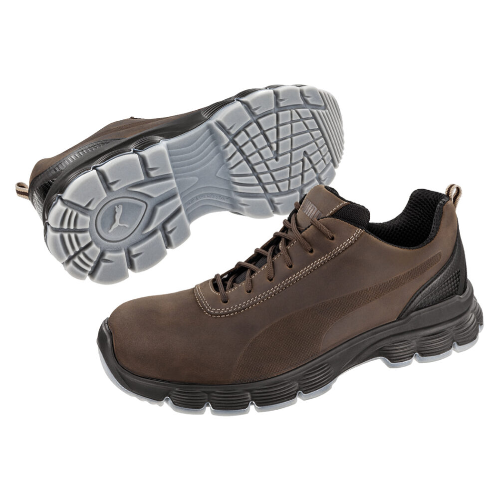 OBUWIE PUMA CONDOR BROWN LOW S3 640542