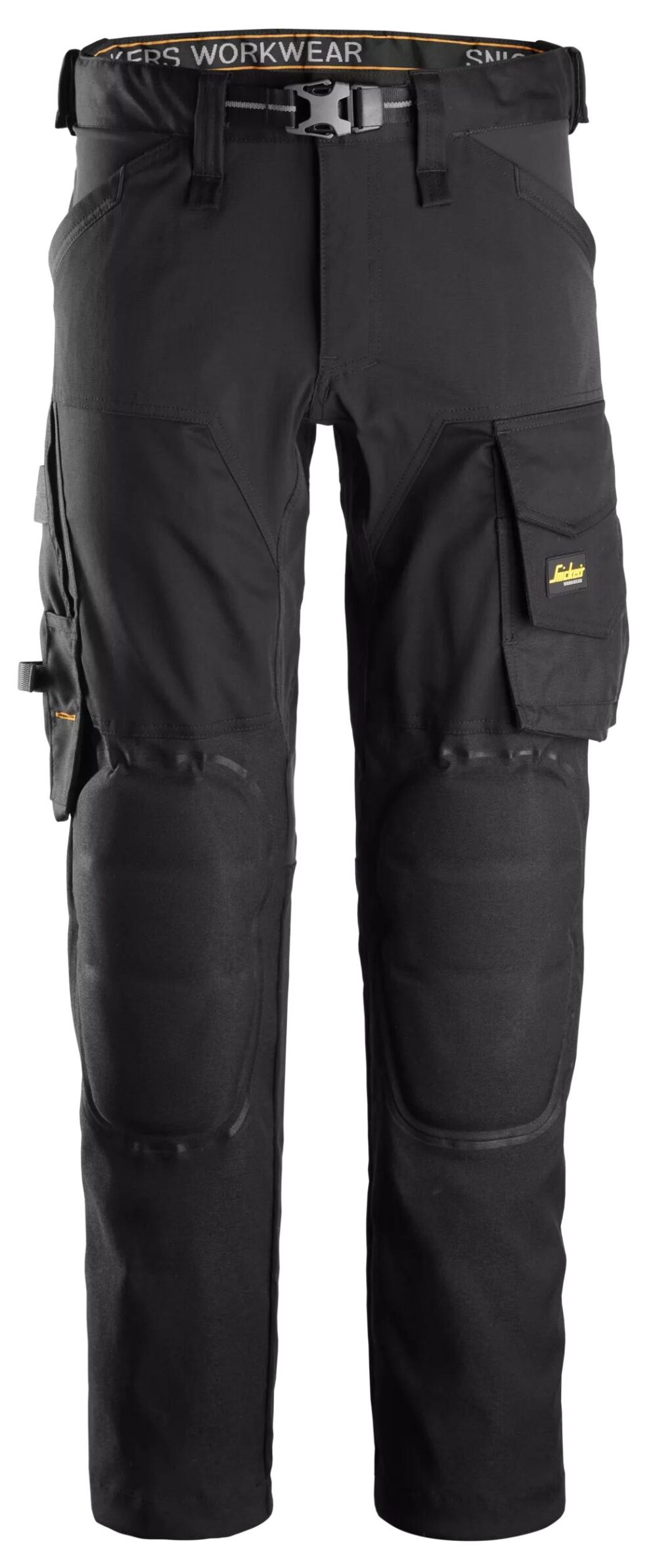 AllroundWork, Spodnie stretch z nakolannikami Capsulized™ — Czarny